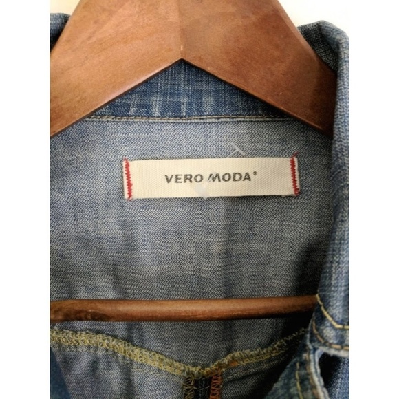 Vero Moda Jessica Denim Jacket Size 36 - Picture 8 of 8